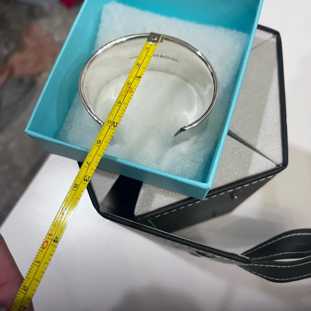 Tiffany & Co. Polished Sterling Silver Wide Cuff Bracelet - Picture 8 of 8